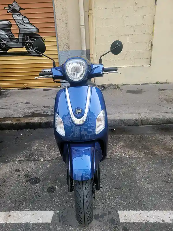 scooter thermique 50cc bleu 2
